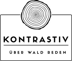 Project logo "KonTRAstiv – talking about the forest"