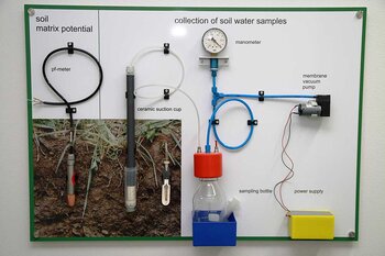 Vorrichtung zur Sammlung von Bodenwasserproben