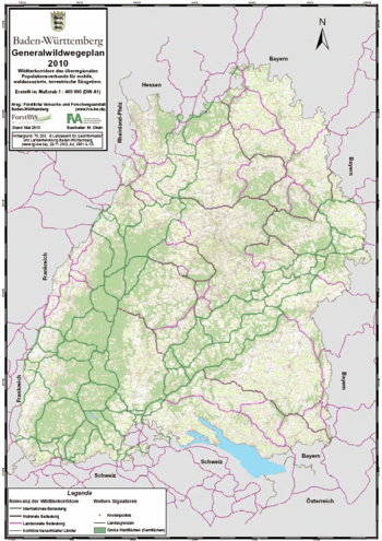 Generalwildwegeplan Baden-Württemberg